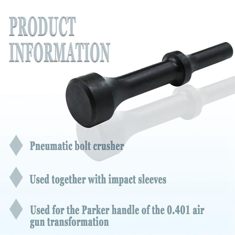 Ginobili Pneumatic Hammer 4-Inch Smoothing Air Hammer Bits, 2pcs for