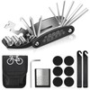 oumuik Bicycle Repair Kit Bicycle Accessories 16-in-1 Bicycle Tool, Multi-Tool