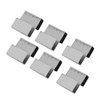 50pcs Stainless Steel Greenhouse Overlap S Clips Durable Glass Frame