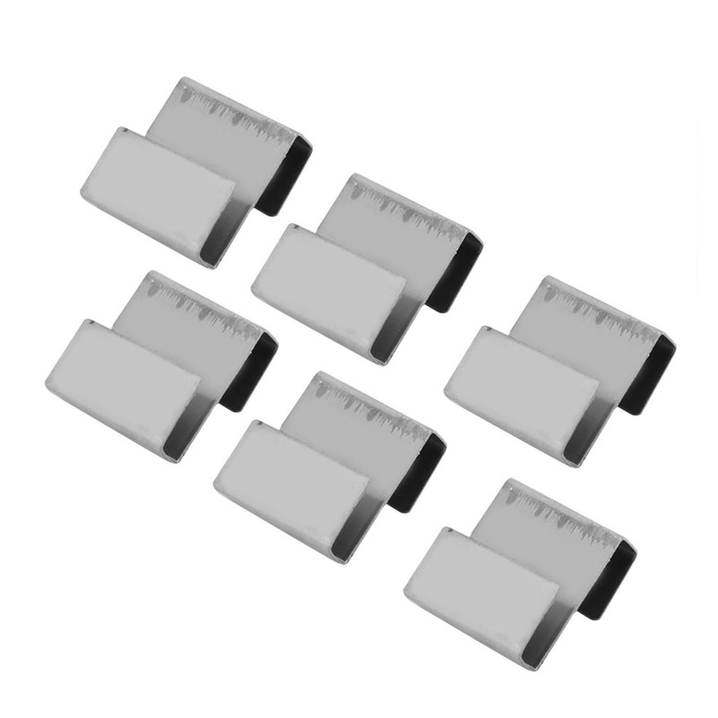 50pcs Stainless Steel Greenhouse Overlap S Clips Durable Glass Frame
