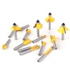 Flytuo 15 Pieces Router Bits Set 1/4 Inch Shank, Tungsten