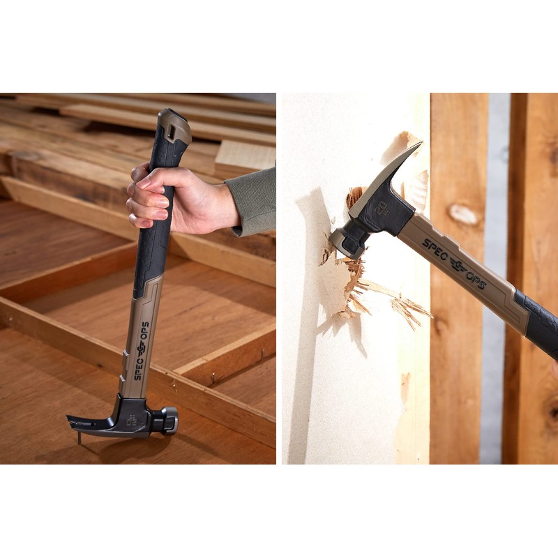 Spec Ops Tools 20 oz Fiberglass Hammer, 16 Inch, Soft