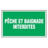 novap – Peach and Swimming Prohibited Sign – Rigid 330x200