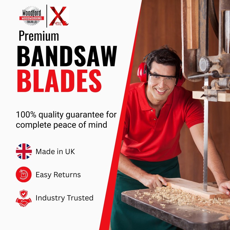 For Record Power BS300E Band Saw Blade 1/4" x 6