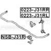 15895320 - (Rear Left) Sway Bar Link (stabilizer link) For