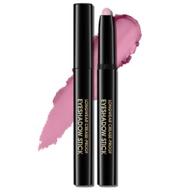 Erinde Pink Matte Eyeshadow Pen, Pink Matt Eyeshadow Stick, Waterproof & Long-Lasting, Cream Shimmer Crayon Eyeliner, Metallic Shimmer Eye Makeup Pen #05 Pink Matt
