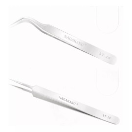 Nagaraku Pinzas Profesionales Nagaraku St-14 St-15 Curva Y Recta