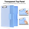 Piasoenc Clipboard with Storage, 8.5x11 Clip Boards with 2 Storage