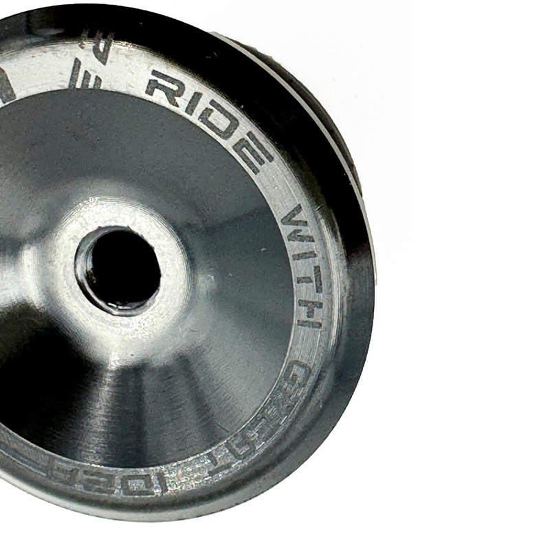 ライディア(RIDEA) BB24 CRANK AXLE CAP ブラック