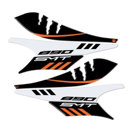 labelbike - 3D Sticker Motorcycle Decorations and Hand Protection Compatible with KTM 890 SMT 2024-2025