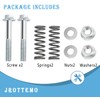 2PCS Car Exhaust Manifold Bolts M10x1.5 mm with Springs &