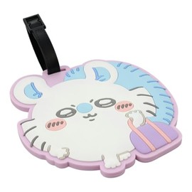 Etiqueta de equipaje japonesa Kawaii Chikawa para maletas con tarjeta de identificación impermeable y reutilizable, etiquetas de viaje, etiquetas para