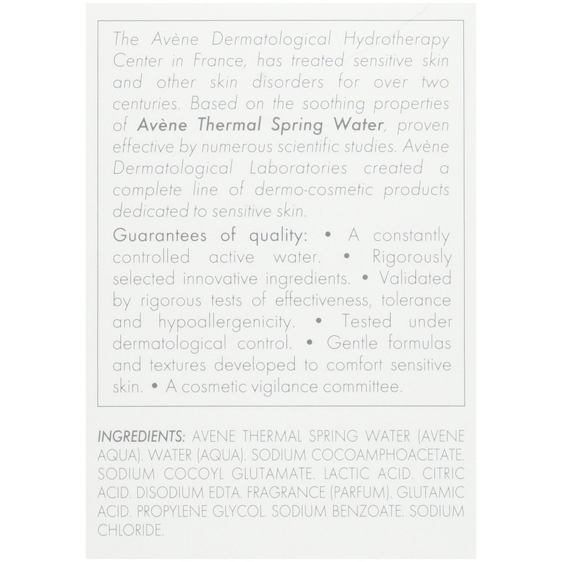 Avene Rich Cleansing Foam for Firming Pores for Face and