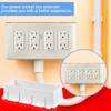 3PCS BE4 Electrical Outlet Box Extenders with 24PCS Screws, (4-Gang)