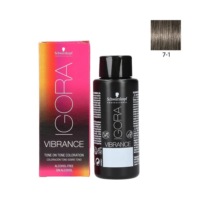 Schwarzkopf Igora Vibrance 7-1 Medium Blonde Cendré