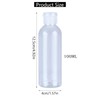 4 PC 100ml Empty Plastic Travel Bottles for Toiletries Leak