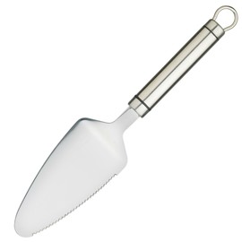 Professional Stainless Steel Short Oval Handled Cake Server