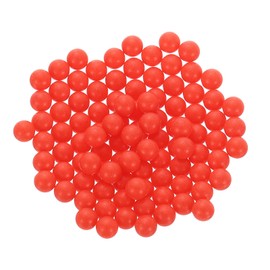 sourcing map 100pcs PP Plastic Bearing Balls 5mm Solid Plastic Balls, Precision Bearing Ball, Red