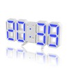 DSLIHA 3D Digital Alarm Clock for Bedrooms, LED Desk USB