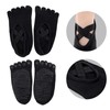 2Pairs Non Slip Yoga 5 Toe Socks Set Women Full