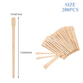 Wooden spatula for hair removal, wooden spatula, waxing, wax spatula, wooden spatula, hair removal wooden sticks, waxing stick, 200 wooden spatulas for hair removal, disposable cosmetic spatula for hair removal