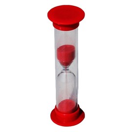 MOVKZACV 2/3/5/10 Minutes Kid Sand Timer, Suitable for children brush his teeth(Red,size:2 Minutes)