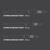 Target Darts Swiss Point Storm Diamond Dart Points (3 Pack