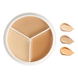 UNYOKE Concealer Stains Makeup Lasting Effect, 3 Color Concealer, Coverage, Invisible Spots, Acne Marks, Tear Grooves, Dark Creamy Texture- 01# Overcome dark circles