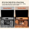 TV Cable Hider Wall Kit for Wall Mounted TV with