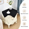 Nacuci Small Square Tablecloth 24x24 Inch Washable Polyester Side Table