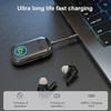 Bluetooth 5.2 Transmitter Receiver, Long Playtime, Dual Connection, 10m Range,