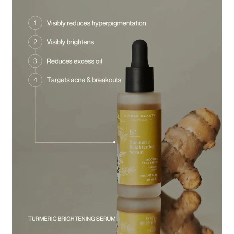 Edible Beauty Turmeric Brightening Serum 30ml