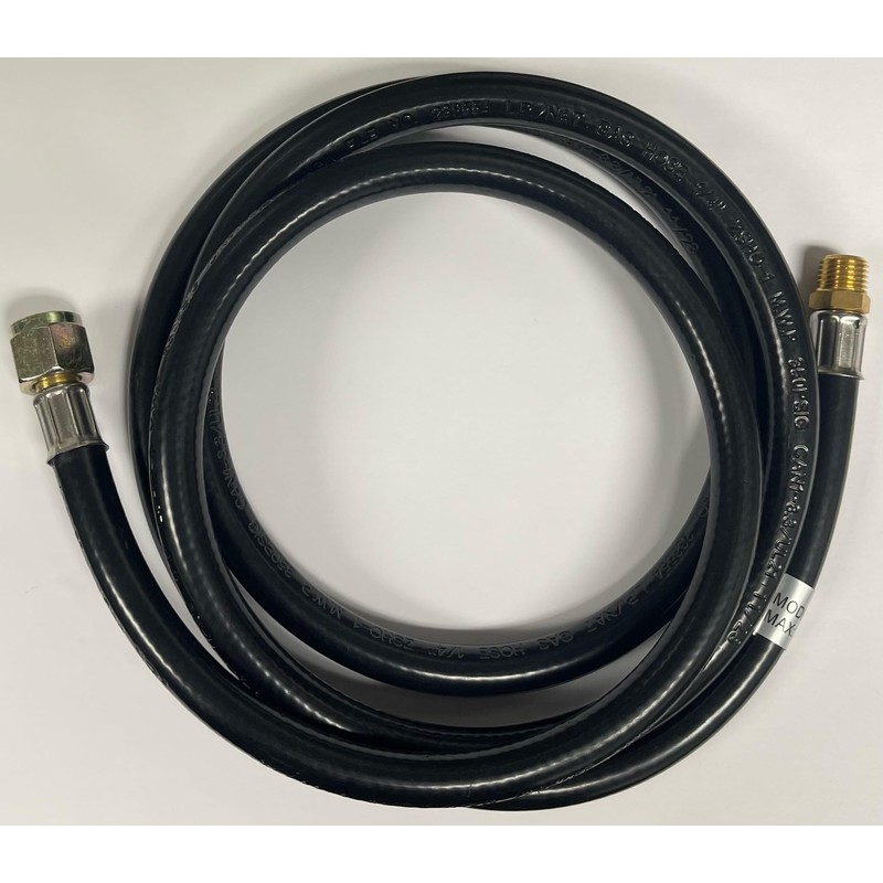 King Kooker 4’ LPG Hose with 3/8” Female Flare Swivel