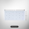 AQUALONA® Bath Mat, Anti-Mould Non-Slip Bathtub Mat – Textured Surface,
