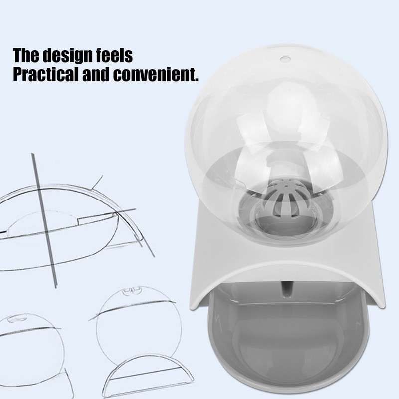 2.8L Pet Gravity Waterer Dispenser Automatic Water Drinking Fountain for