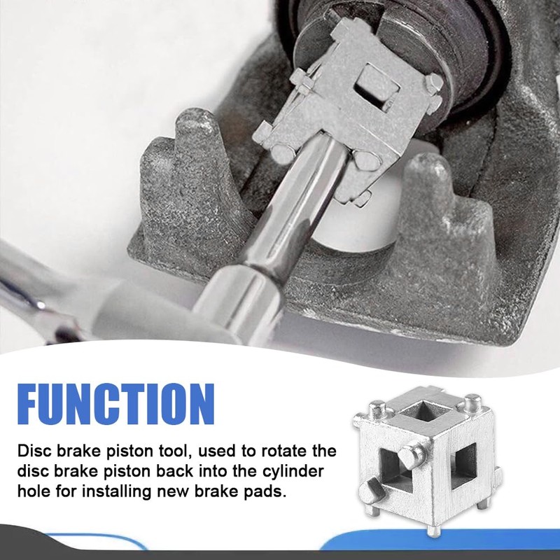 RGOAANC Cube Brake Caliper Compression Tool, Rear Disc Brake Piston