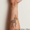 ' Donkey ' Temporary Tattoo - Water Resistant, Skin-Safe, Non-Toxic
