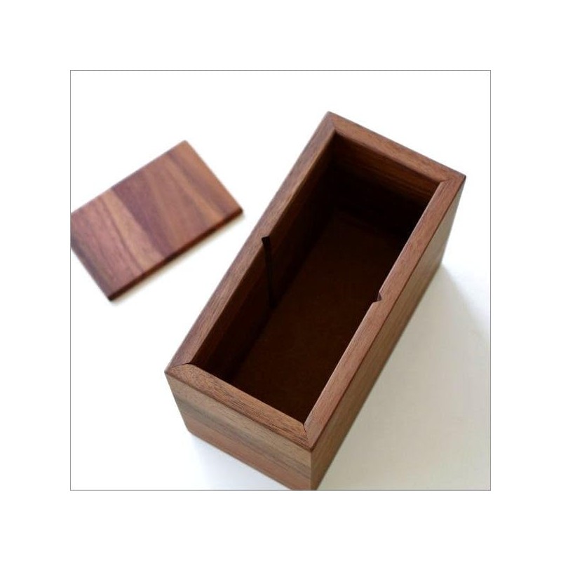 Pen Holder, Wooden Walnut Pencil Holder, Divider, Natural Wood Pen