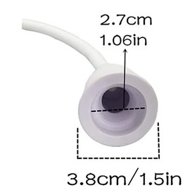 Kobe Professional Shower Head and Extra Long Hose Set for Bath Taps/Tap Shower Attachment - Secure Fit Clamp Included - Perfect Portable Shower/Portable Dog Shower - 2.5 m Hose