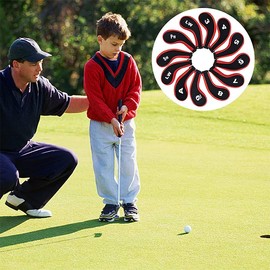 12Pcs Neoprene Golf Head Cover Iron Putter Driver Headcover Protective Set Club Covers - Durable & Form-Fitting with Zippered Design for Easy Access