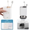 Toothbrush Holders for Bathroom Countertop, Detachable Electric Toothbrush Holder with