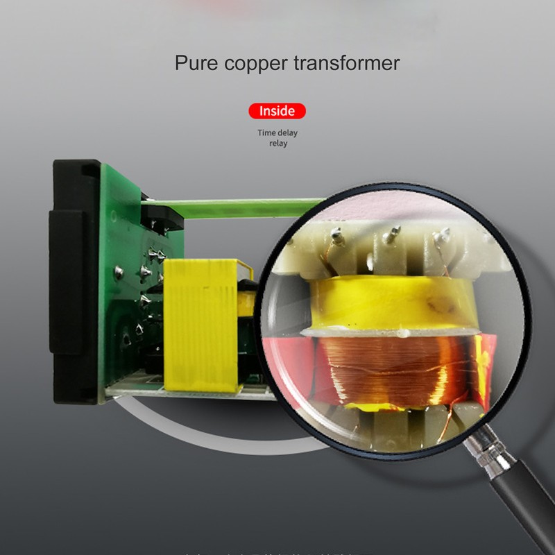 Time Relay LCD Display Multifunctional PP Flame Retardant Housing Delay