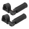 Pair of Motorcycle Foot Pegs Clamp Footrest Mount for 1in