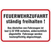 Fire Brigade Access Sign Aluminium Composite Material 3 mm Thick