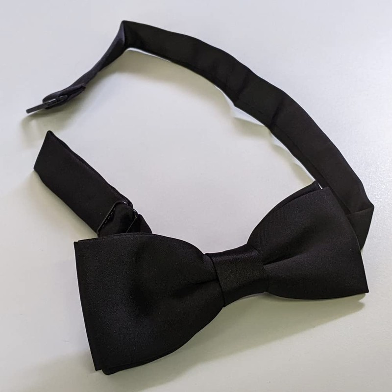 DAIVA Bow Tie, Bowtie, Bowtie, Hook, Wedding, Party, Black