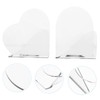 TEHAUX Stylish Hand Makeup Palette 2pcs Hand Nail Art Mixing