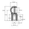 LST Set of ball pin ball head ball socket M6