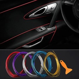 Car Interior Gap Molding 5M Interior Car Accessories PVC Damage Protection / 자동차 인테리어 틈새 몰딩 5M 내부 차량용품 악세사리 PVC 손상방지
