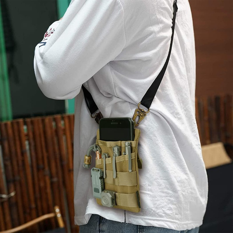 VIPERADE VE4 EDC Tool Pouch, Nylon Pocket Organiser with 6