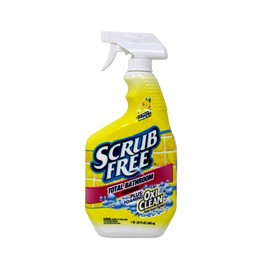 Scrub Free Total Bathroom Cleaner with Lemon Scent, Plus Foaming Oxi Clean, 32 fl oz (pack of 3)